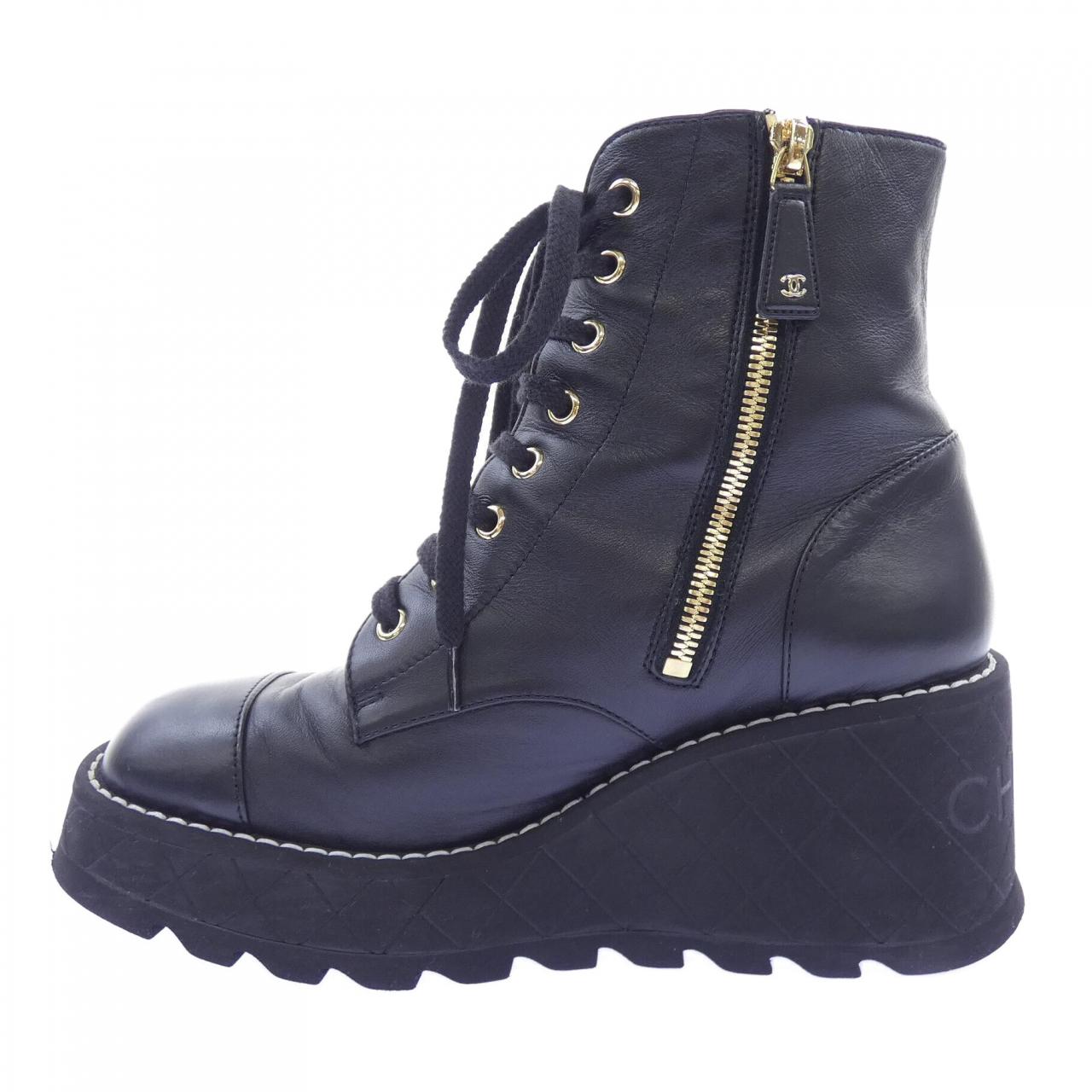 シャネル CHANEL コンバットブーツ COMBAT BOOTS G45388X01000 ブーツ