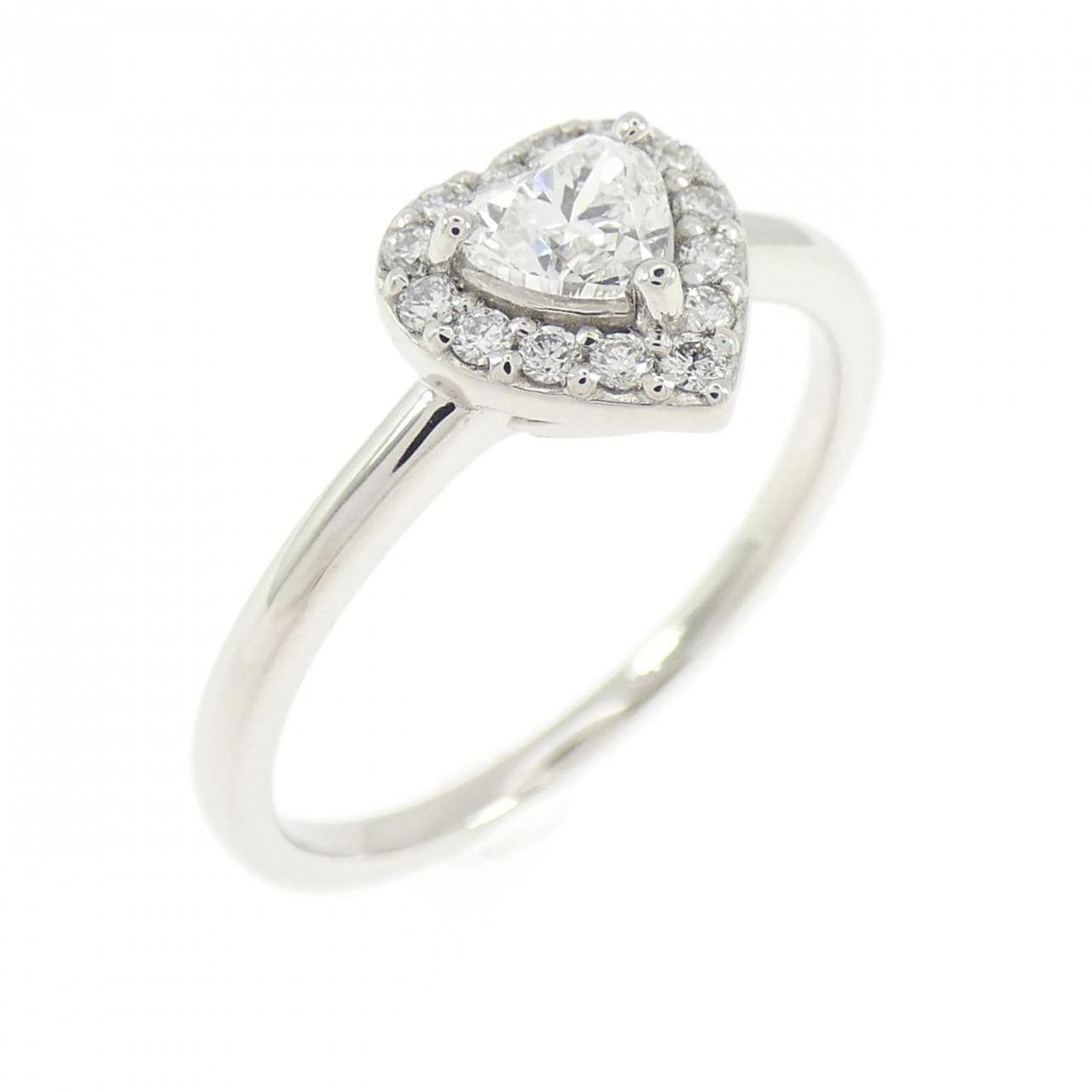 ジーエスティービー ハート ダイヤモンド リング 0.31CT