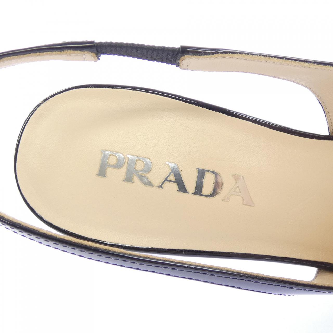 プラダ PRADA トライアングルロゴ スリングバック 1I173N パンプス
