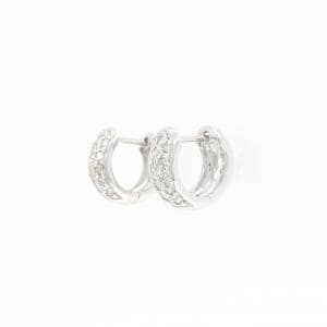 K18WG ダイヤモンド ピアス 0.30CT