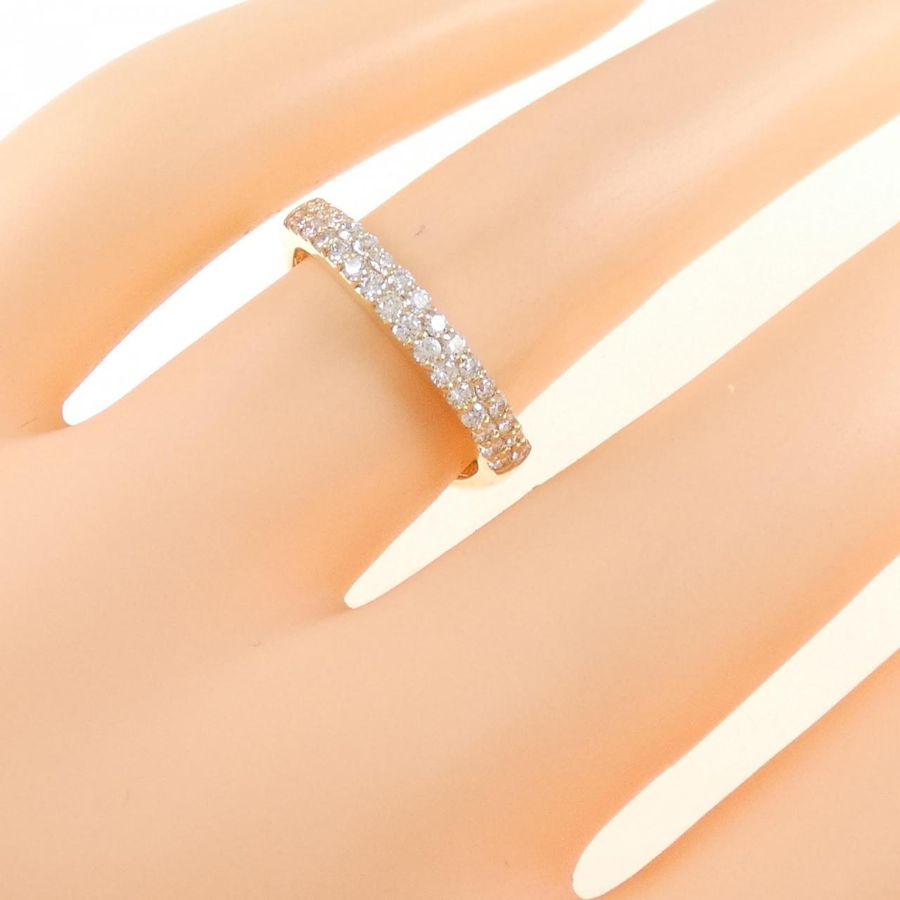 K18YG ダイヤモンド リング 0.40CT