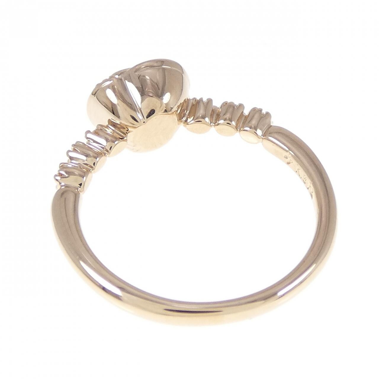 K18PG ダイヤモンド リング 0.15CT