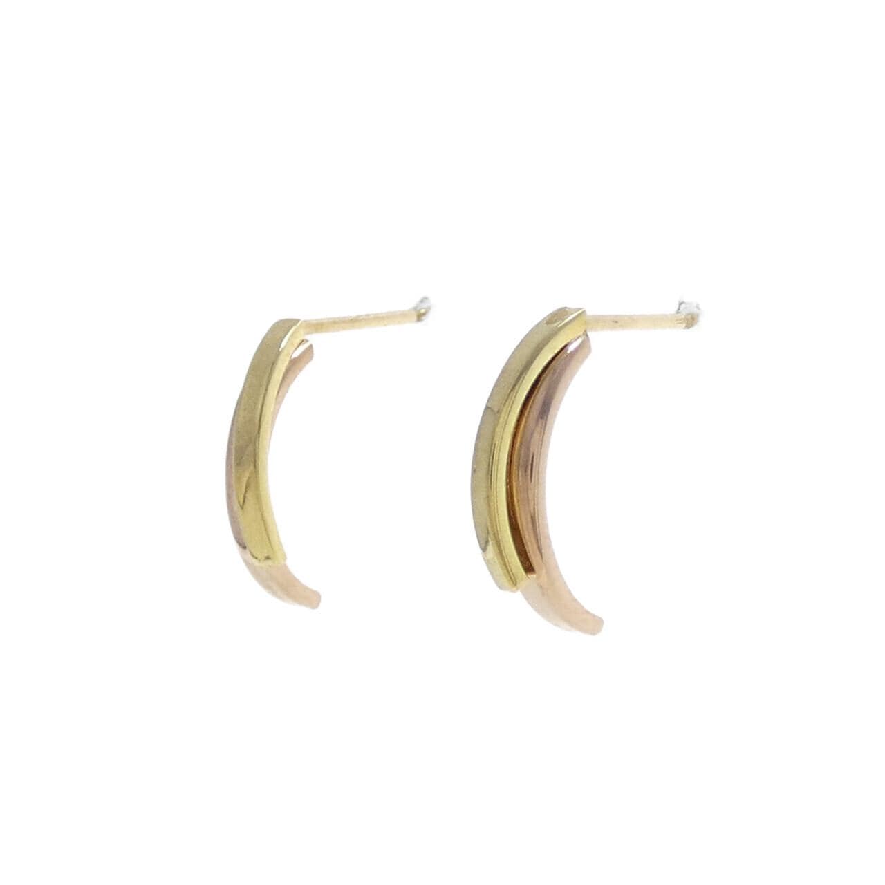 K18YG/K18PG earrings