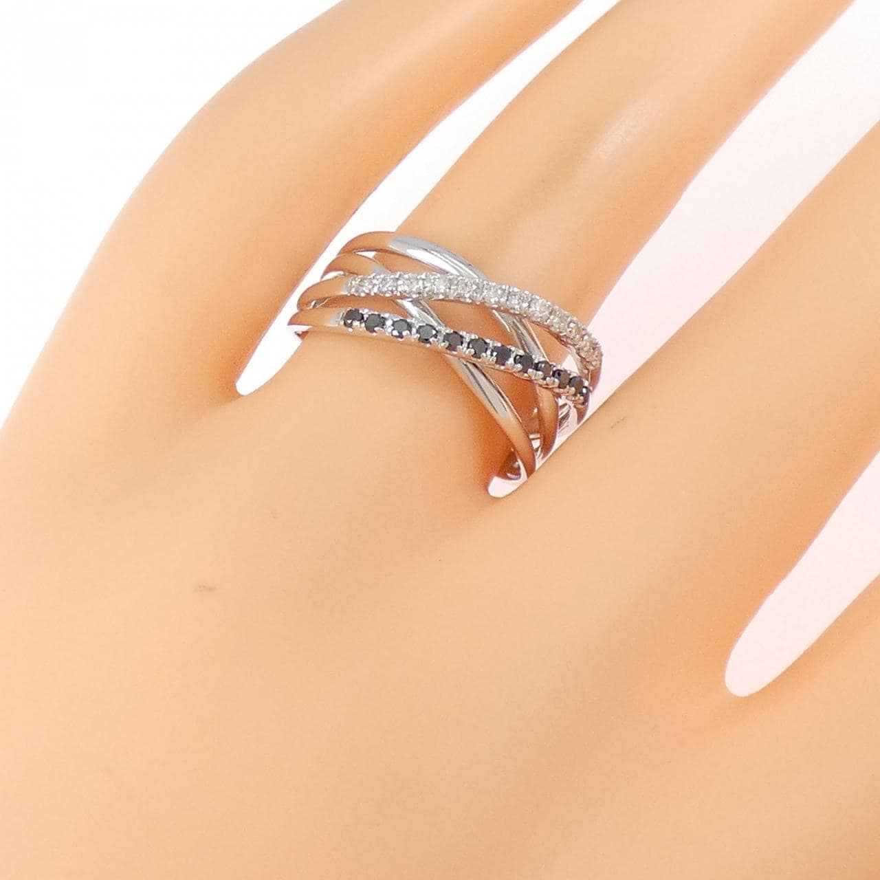 K18WG ダイヤモンド リング 0.30CT