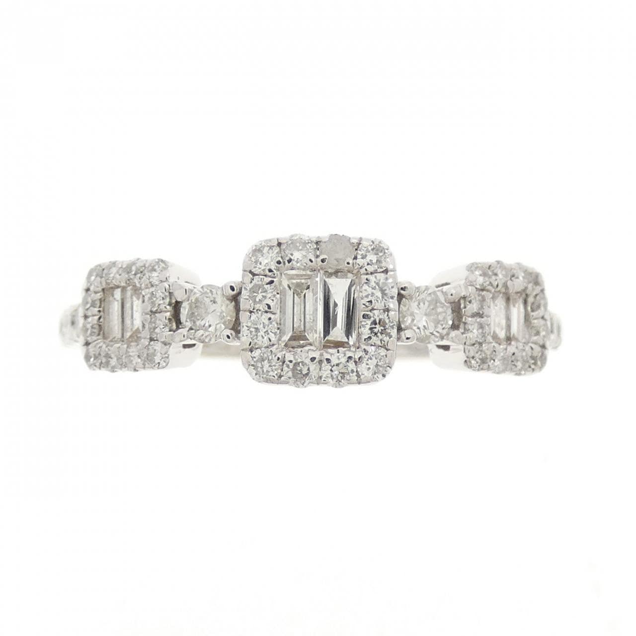 K18WG ダイヤモンド リング 0.438CT