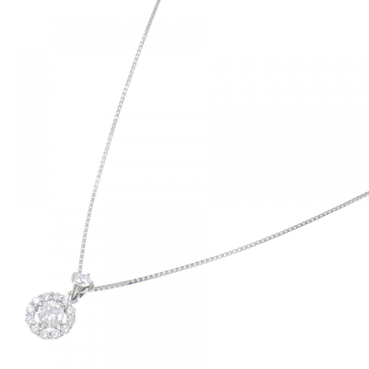 [BRAND NEW] PT Diamond Necklace 0.203CT D SI1 Good