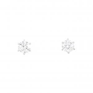 【リメイク】PT/ST ダイヤモンド ピアス 0.304CT 0.313CT E VVS1-2 3EXT-EXT