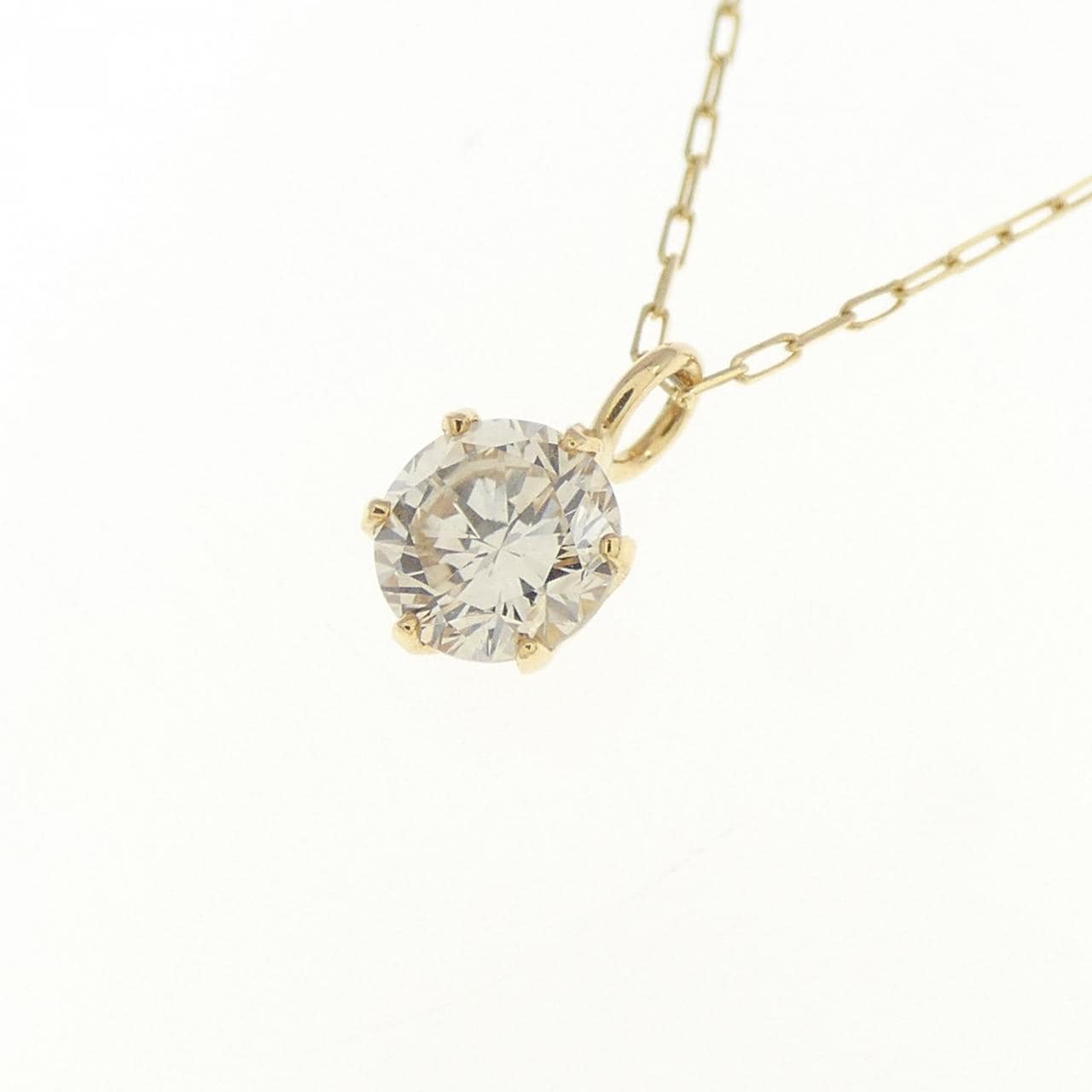 [BRAND NEW] K18YG Diamond Necklace 0.23CT