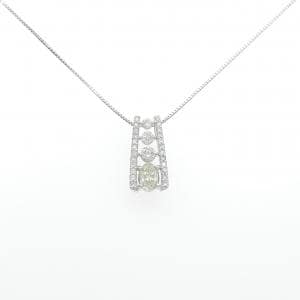 PT900/PT850 ダイヤモンド ネックレス 0.538CT