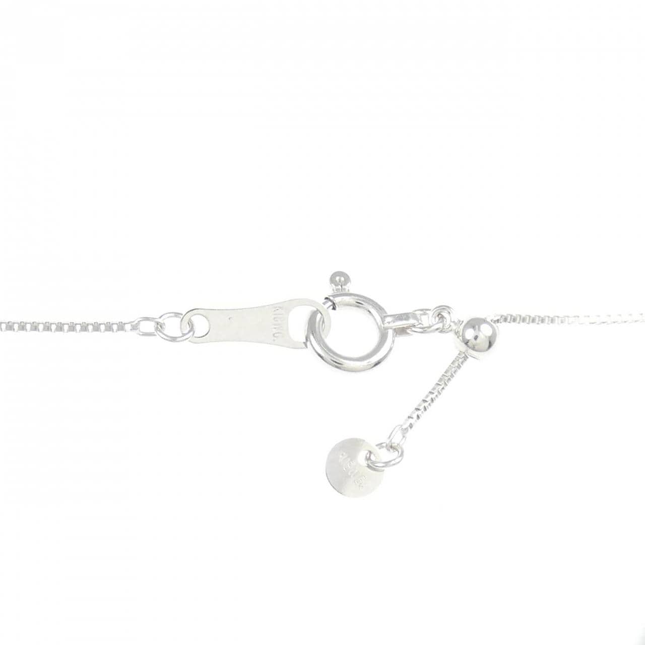 K18WG ダイヤモンド ネックレス 0.10CT