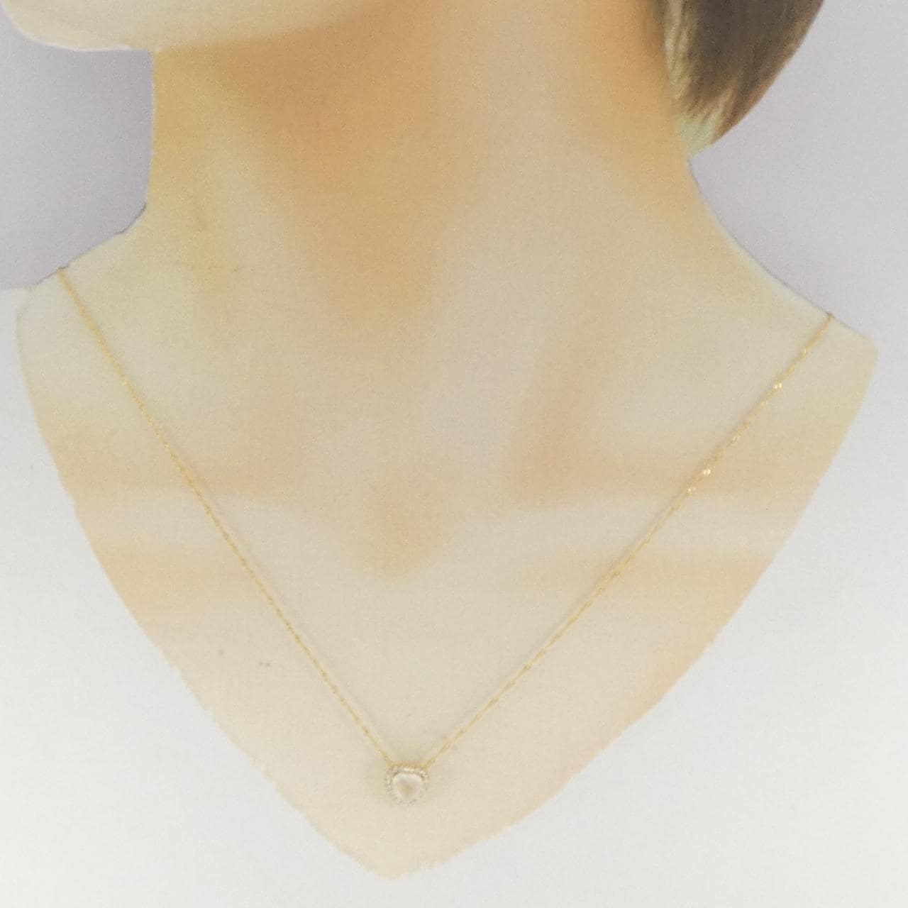 K18YG Heart Moonstone Necklace