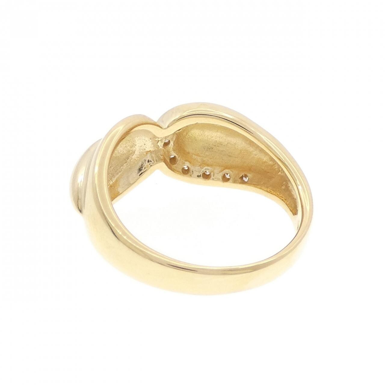 K18YG ダイヤモンド リング 0.08CT