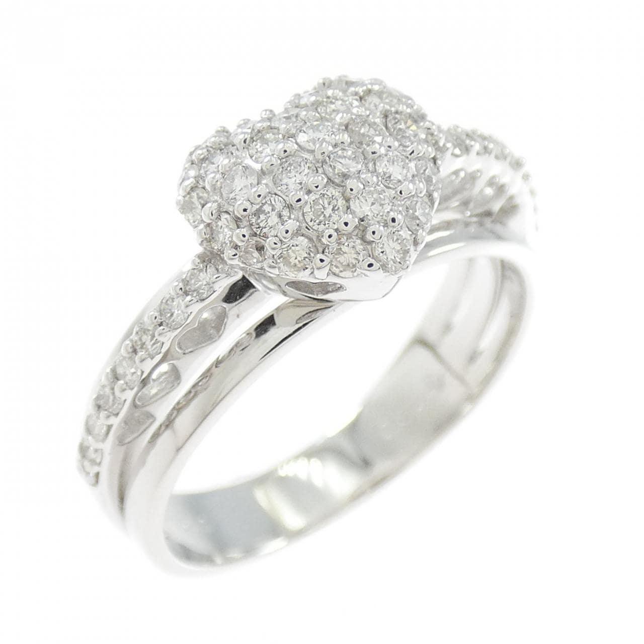 ポンテヴェキオ ハート ダイヤモンド リング 0.51CT