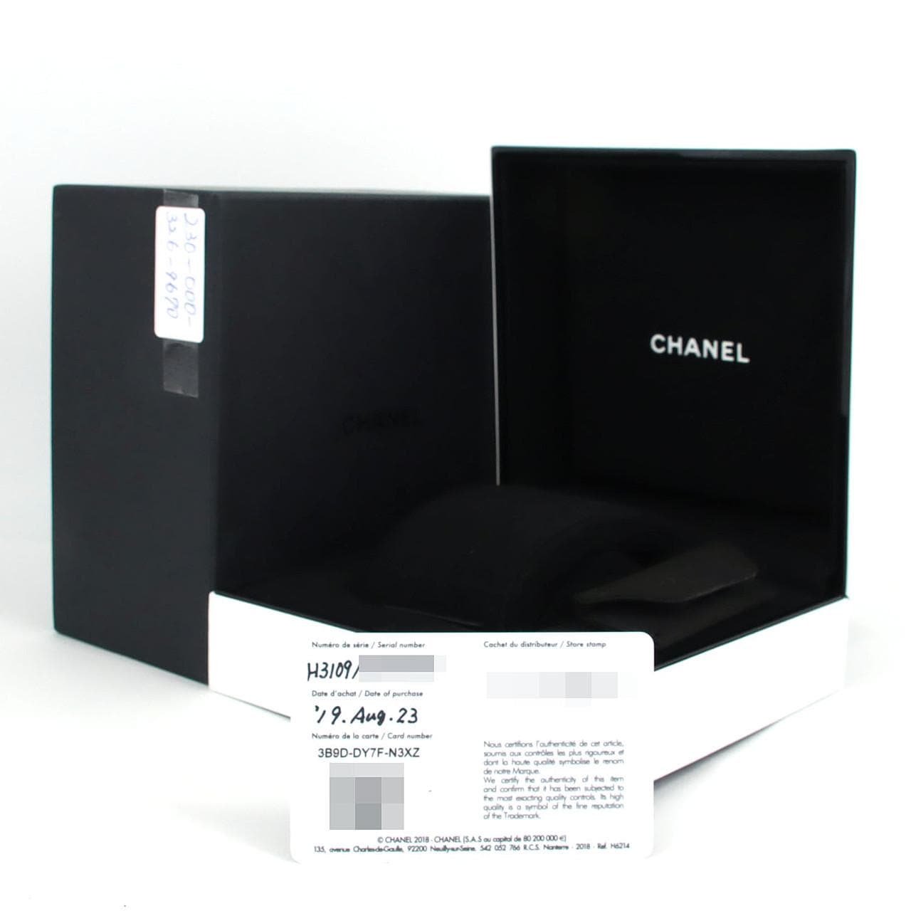 シャネル J12 38mmセラミック/D･8P H3109 セラミック 自動巻