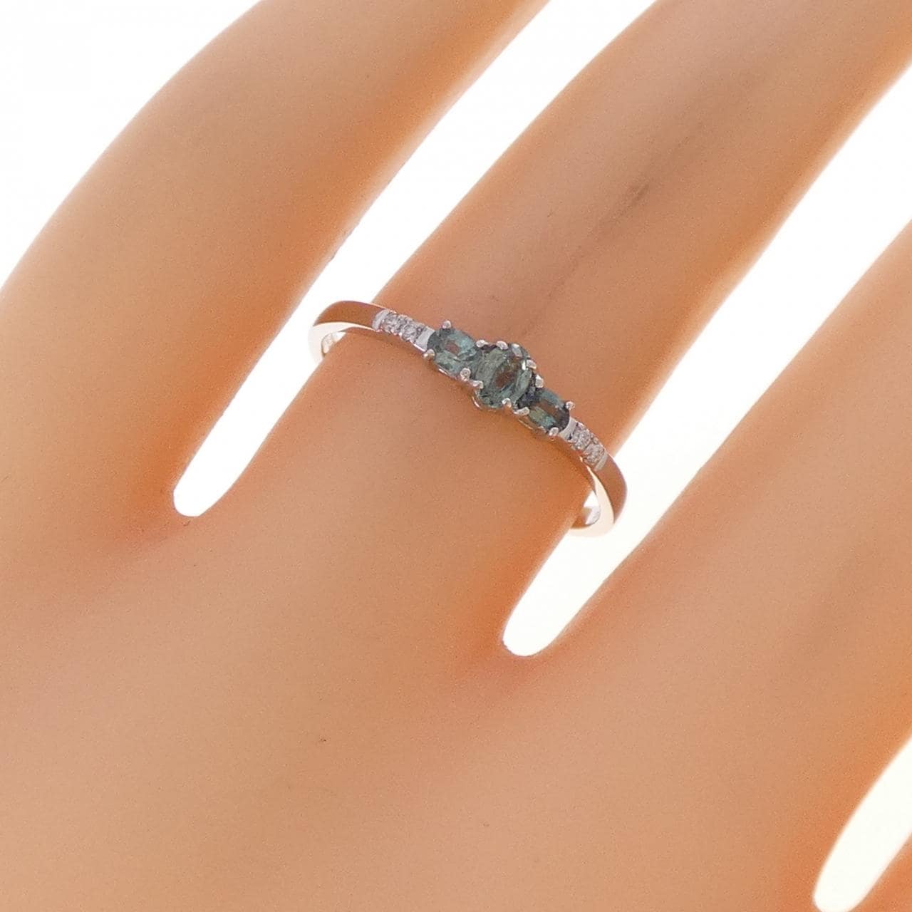 PT900 アレキサンドライト リング 0.22CT