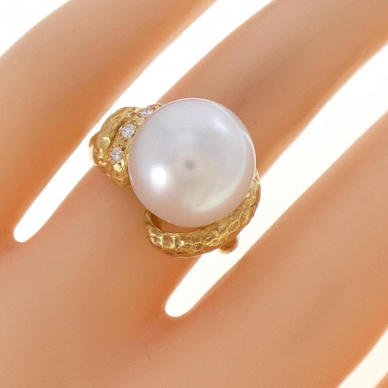 タサキ 白蝶パール リング 12.0mm