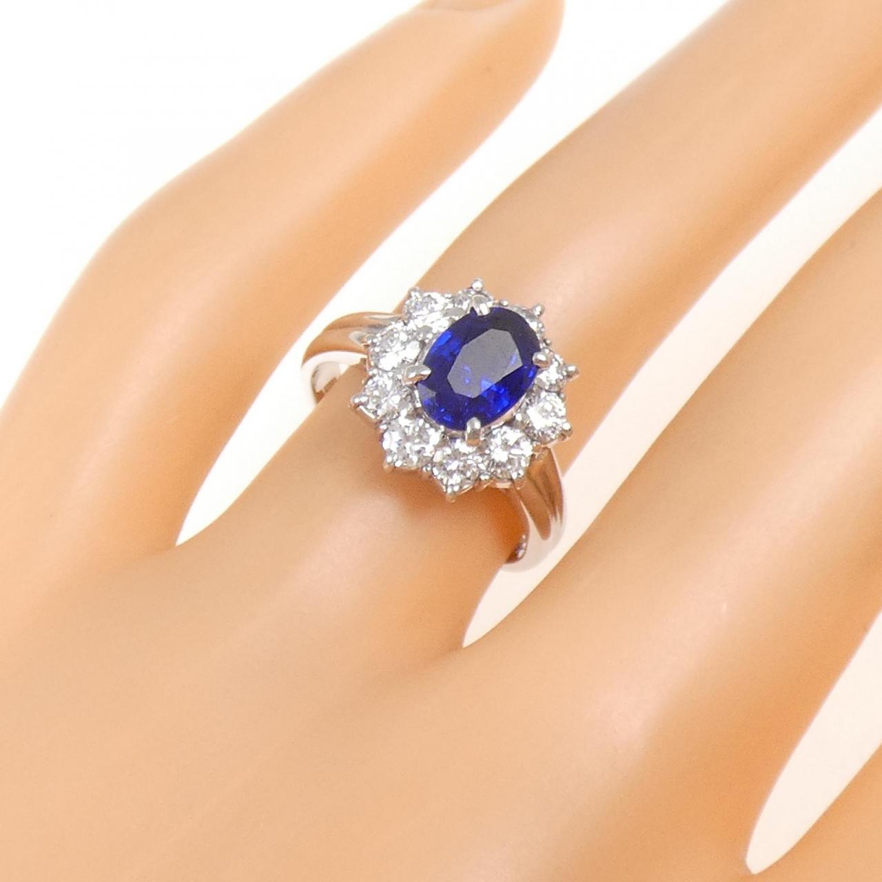PT900 サファイヤ リング 1.19CT