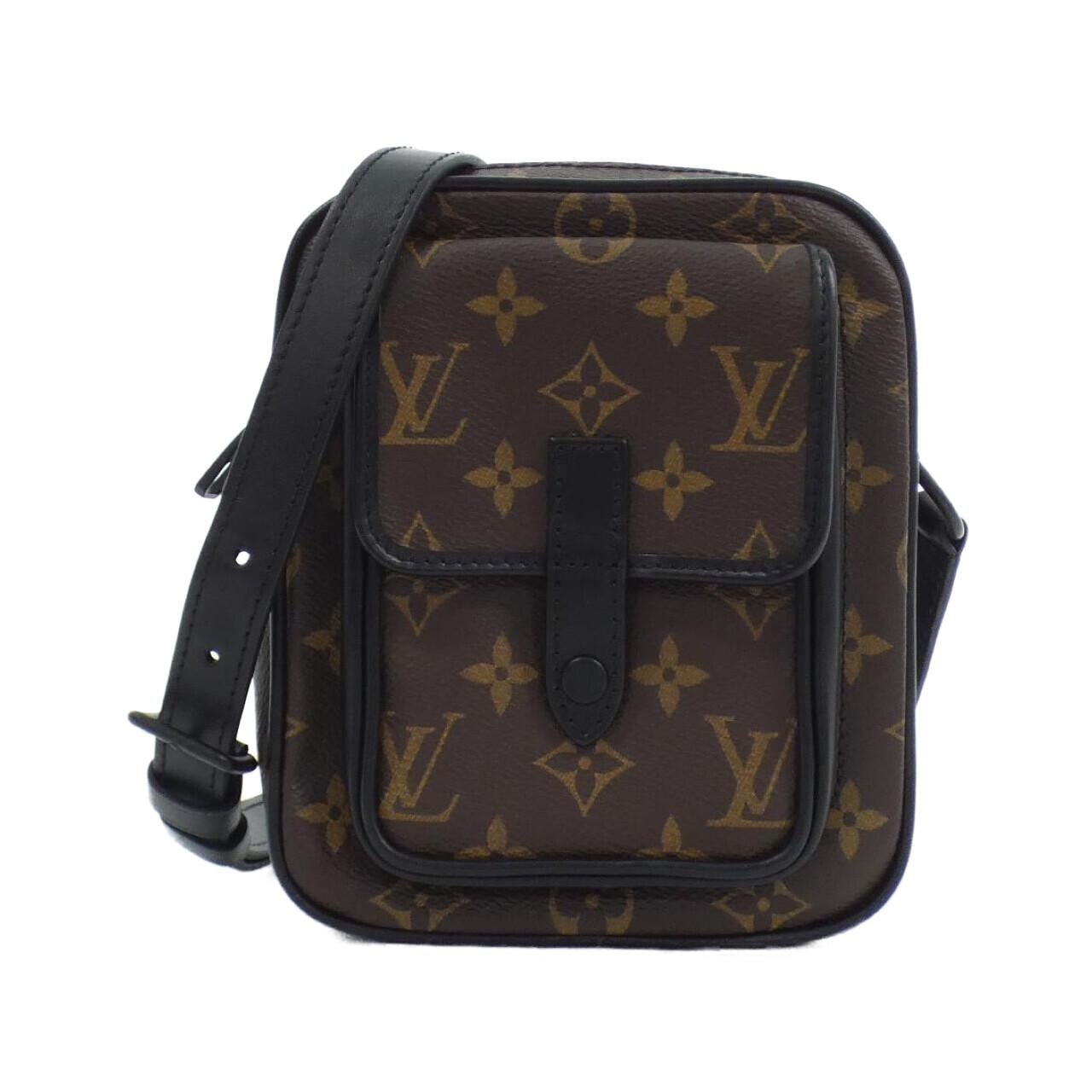 LOUIS VUITTON Monogram Macassar Christopher 可穿戴钱包 M69404 单肩包