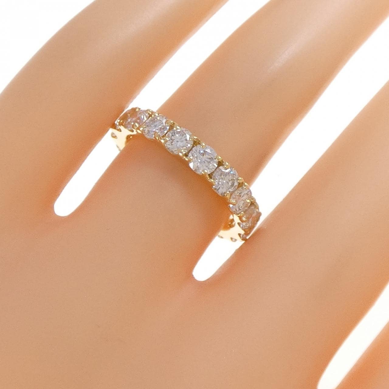 K18YG ダイヤモンド リング 2.00CT