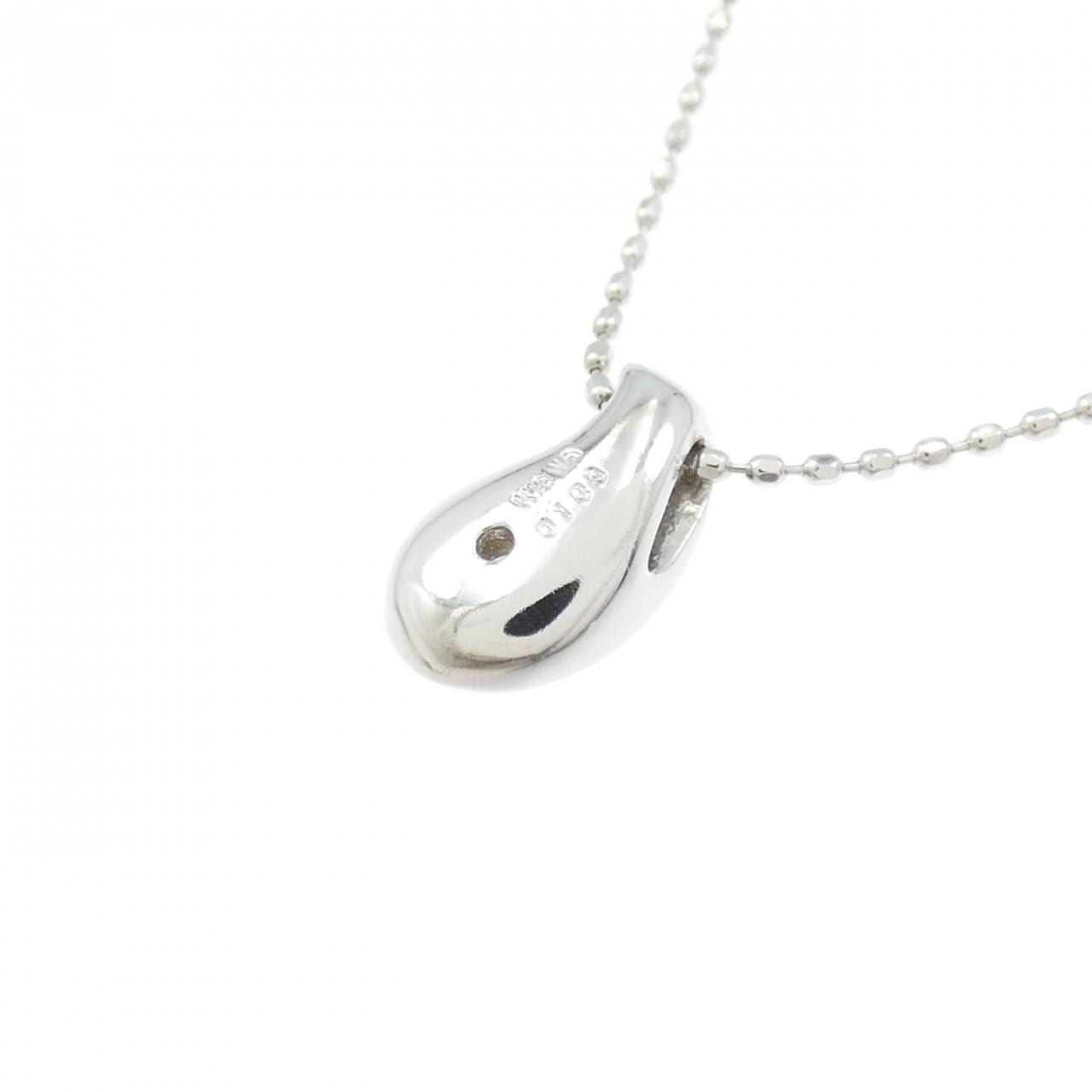 K18WG ダイヤモンド ネックレス 0.109CT