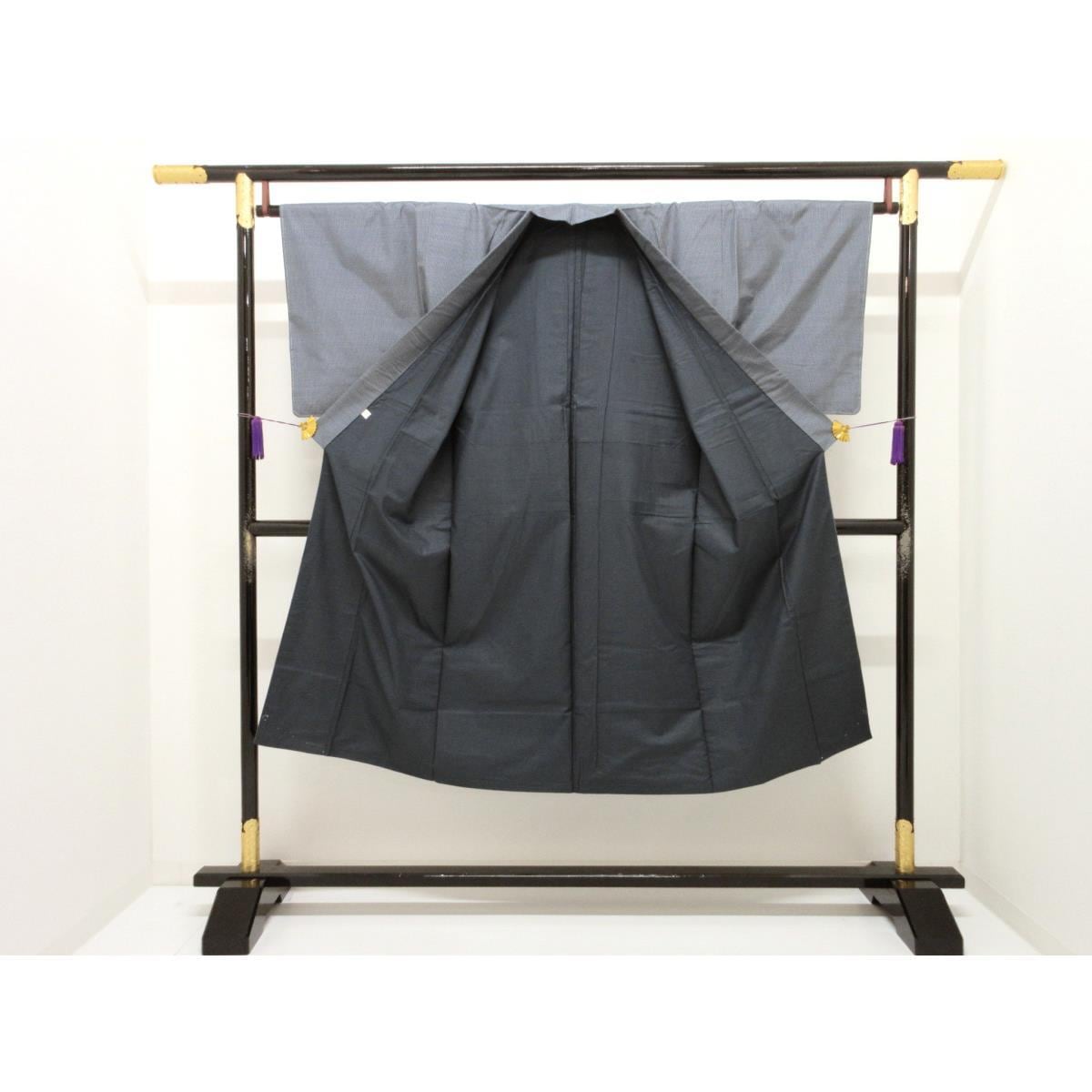 【未使用品】男物　きもの・羽織　２点セット【横双大島紬】