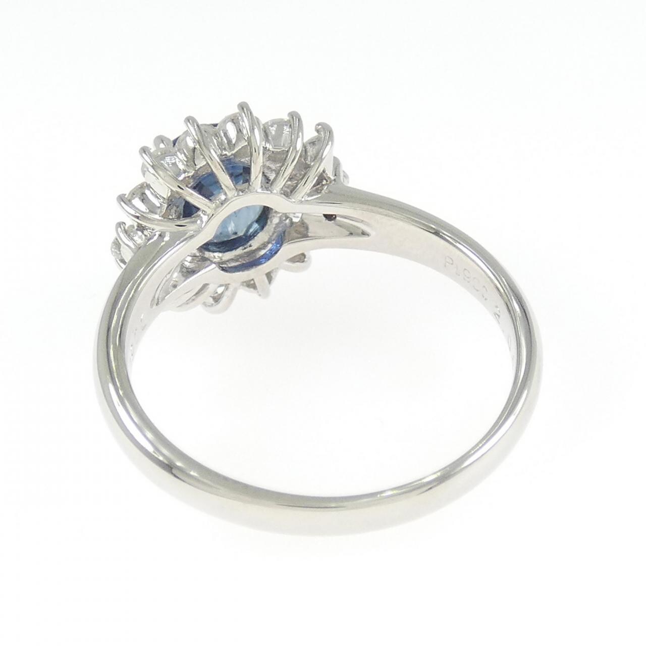 PT900 サファイヤ リング 2.08CT