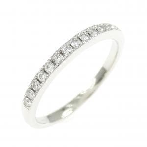 PT950 ハーフエタニティ ダイヤモンド リング 0.153CT