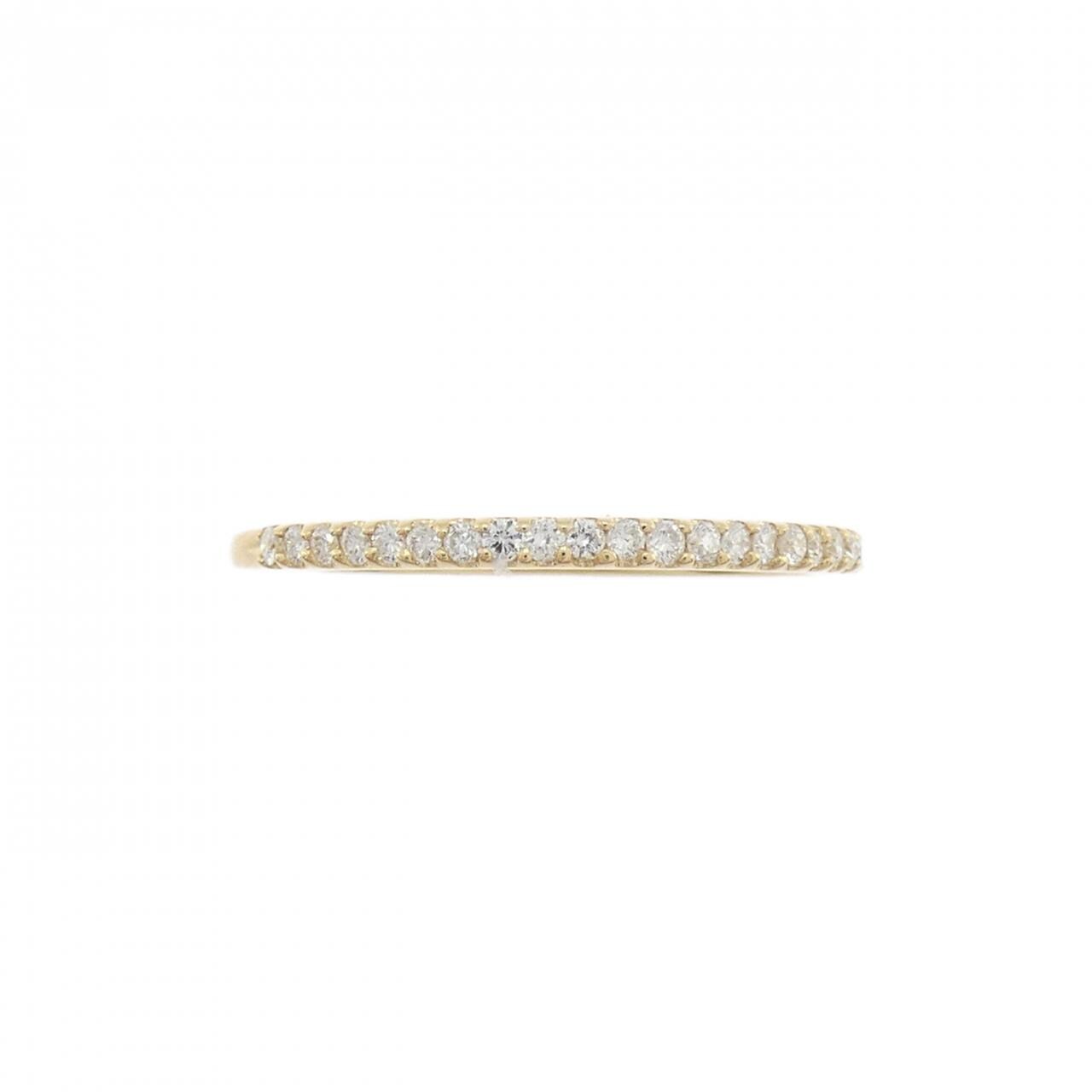 【リメイク】K18YG ダイヤモンド リング 0.10CT