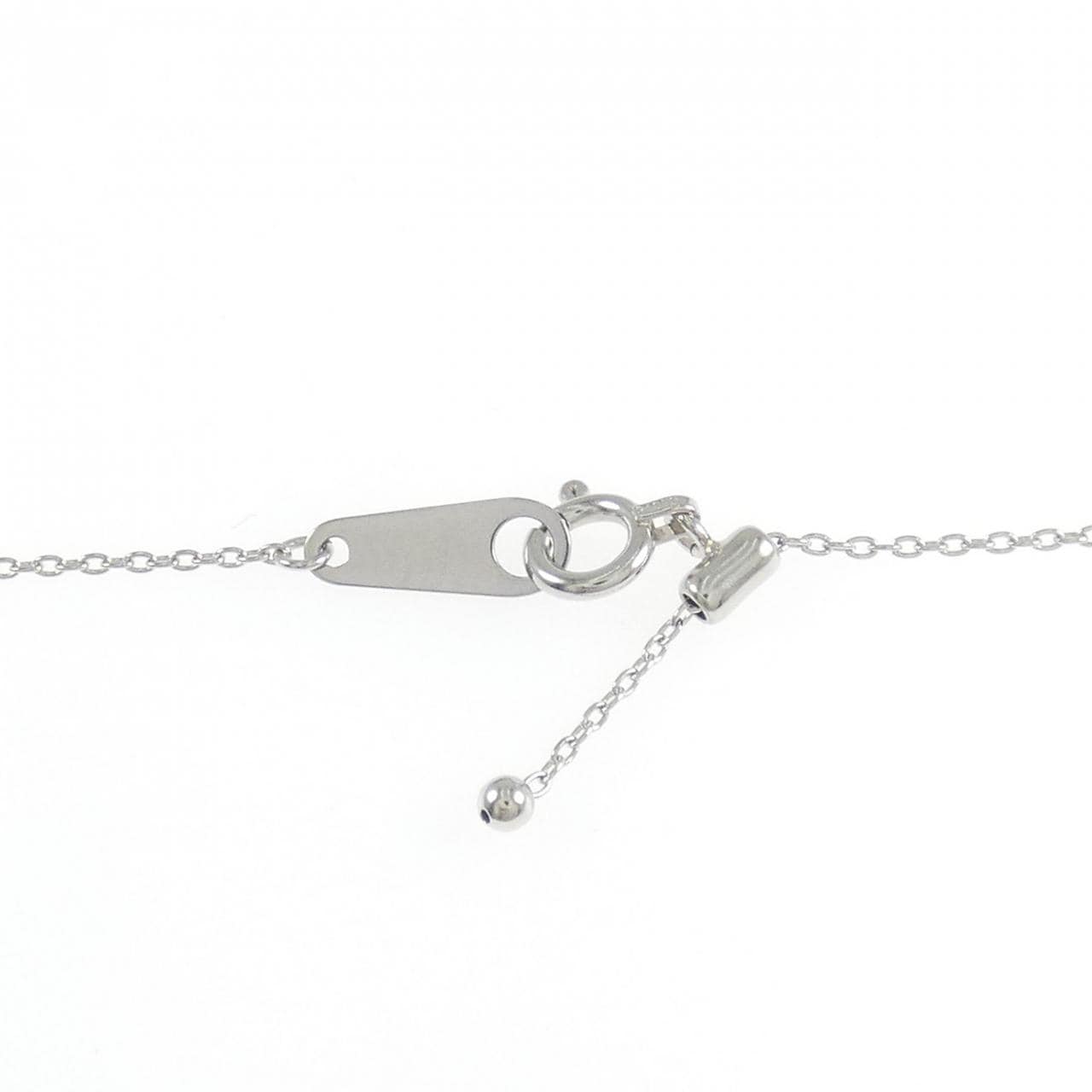 PT900/PT850 ソリティア ダイヤモンド ネックレス 0.38CT