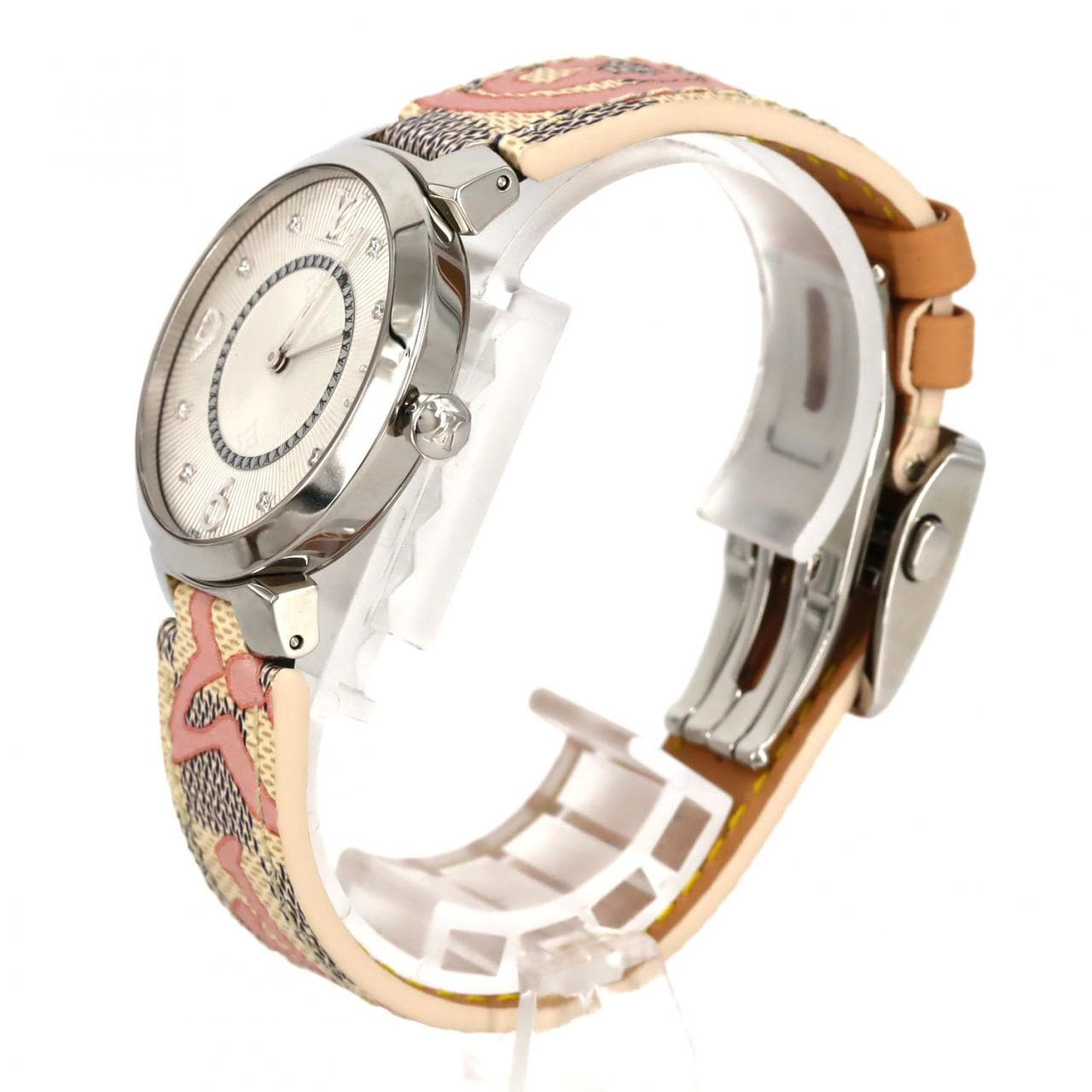 ルイヴィトン タンブールモノグラム･8P Q13MJ SS クォーツ