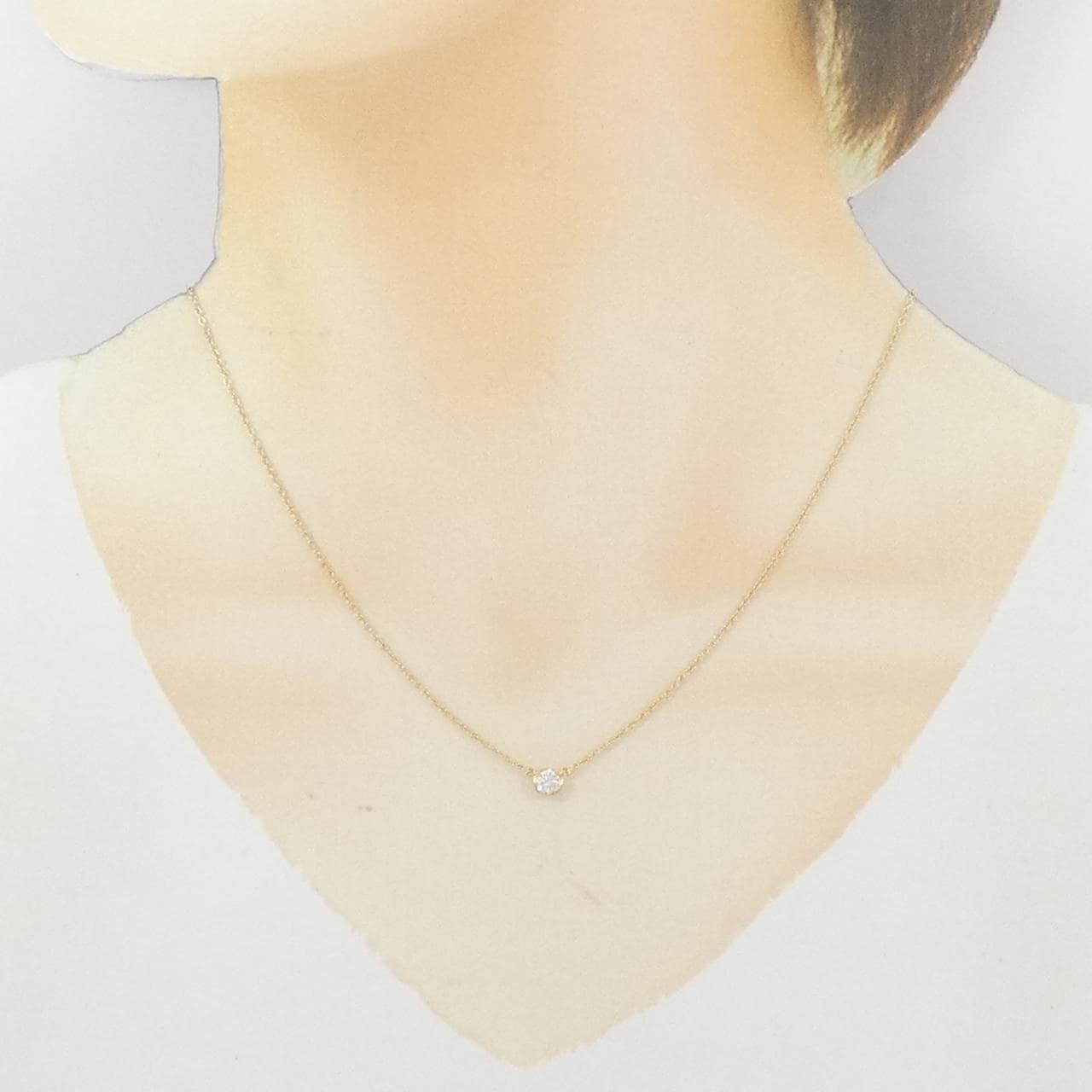 ティファニー バイザヤード ネックレス 0.22CT G VS1 EXT