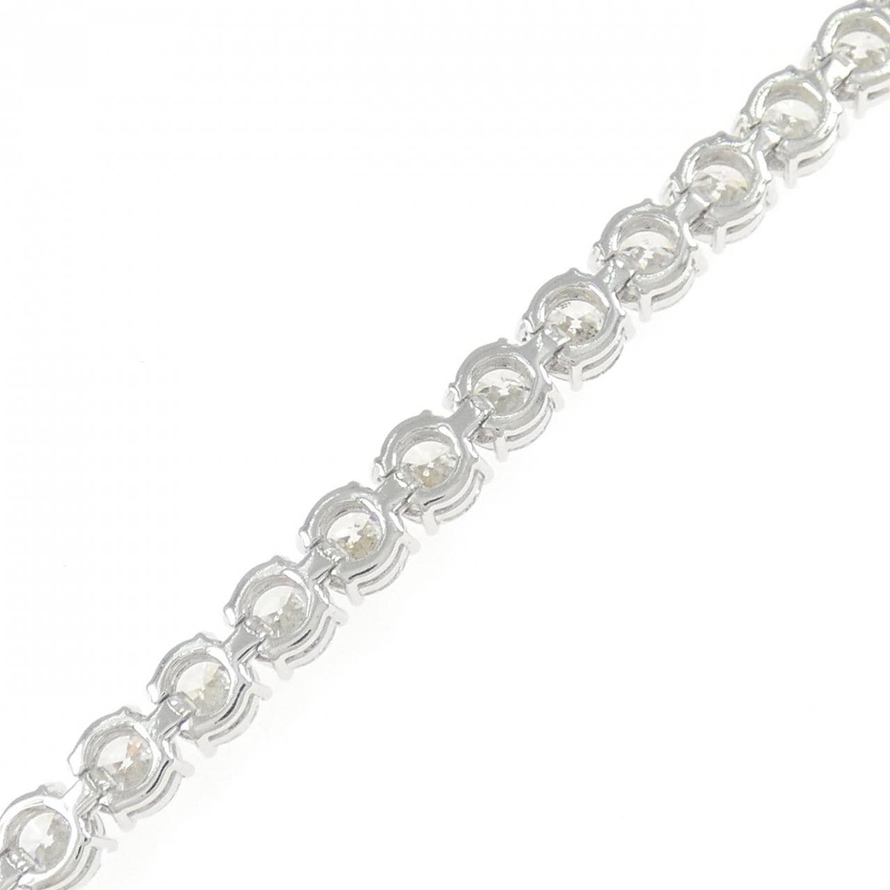 K18WG ダイヤモンド ブレスレット 14.21CT