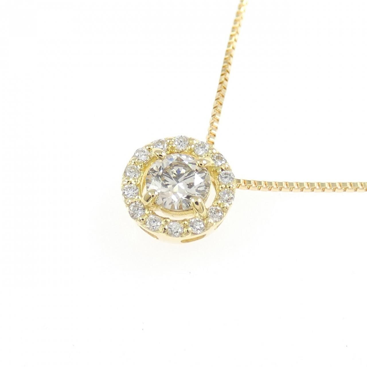 K18YG ダイヤモンド ネックレス 0.23CT