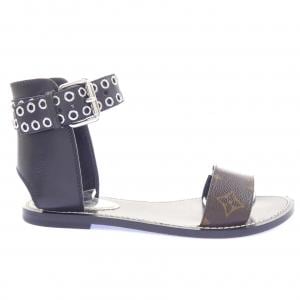ルイヴィトン LOUIS VUITTON パテントモノグラム　キャンバス パッセンジャーライン サンダル