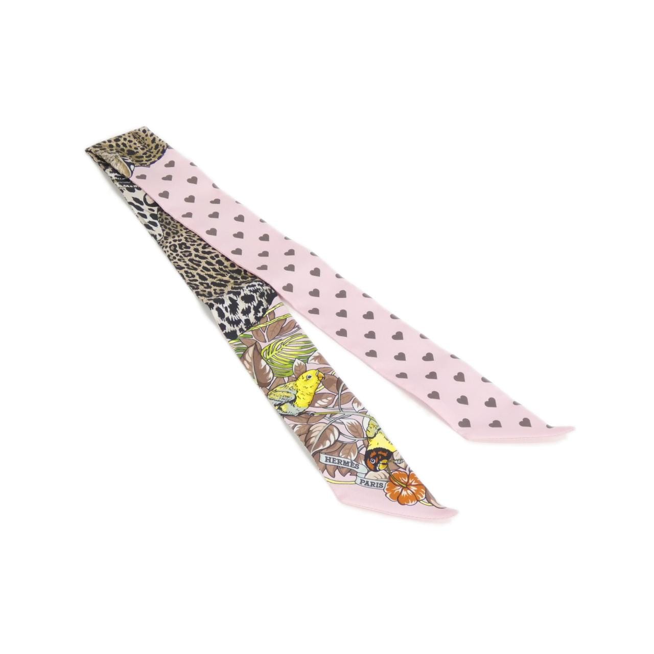 エルメス JUNGLE LOVE LOVE ツイリー 063513S スカーフ