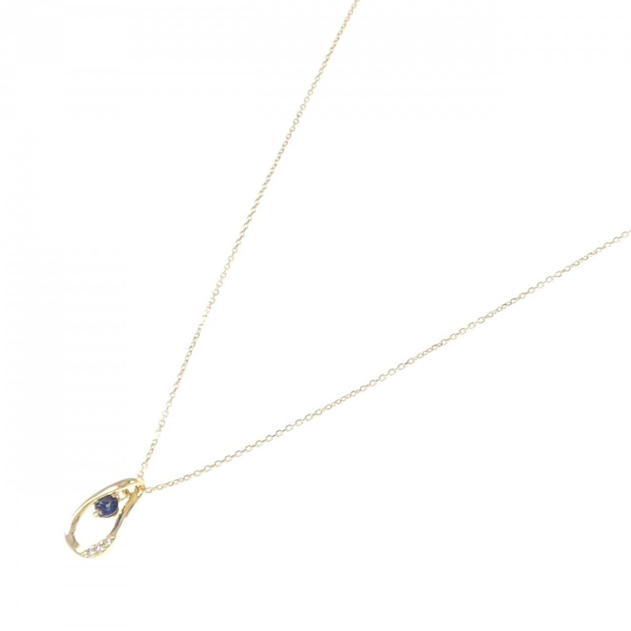 Ginza Tanaka Sapphire Necklace 0.10CT