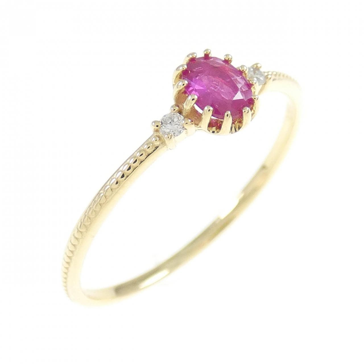 K10YG Ruby Ring