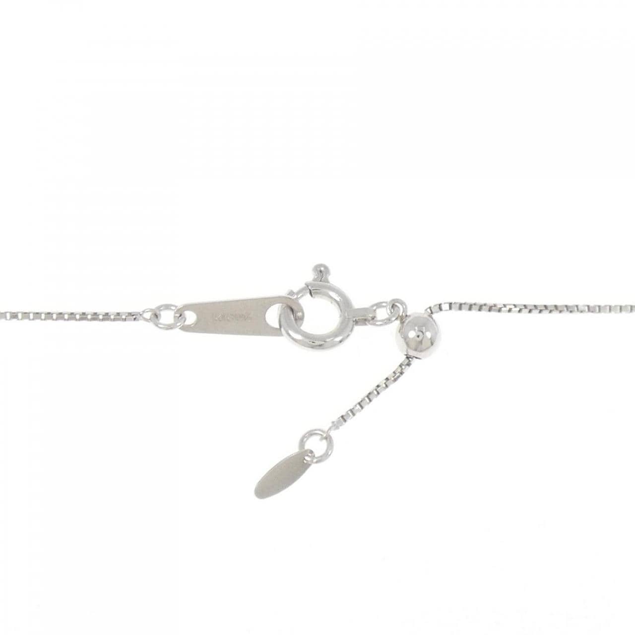 K18WG ダイヤモンド ネックレス 0.50CT