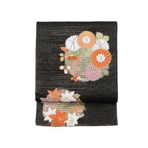 夏袋帯　絽織　芯なし仕立