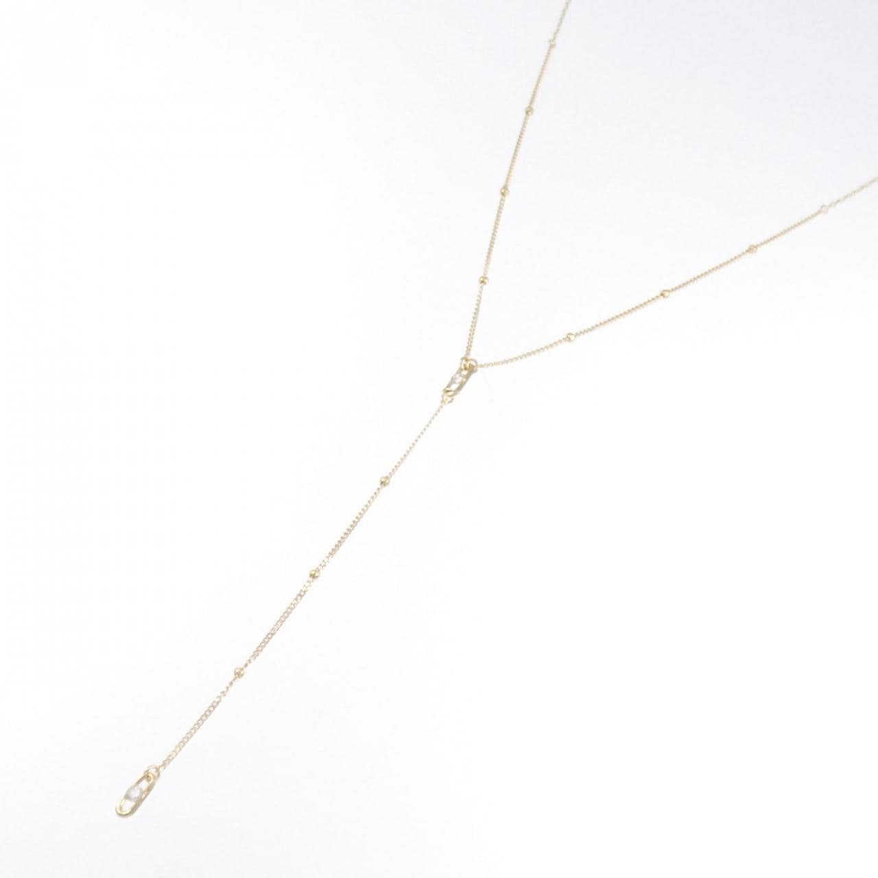 [新品] K18YG钻石项链 0.06CT