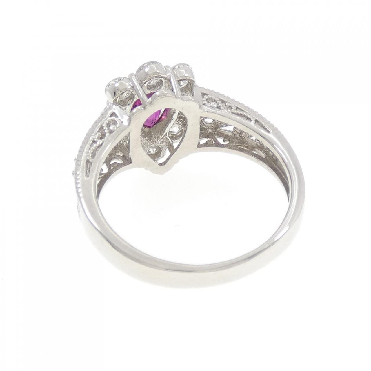 PT900 ルビー リング 0.63CT