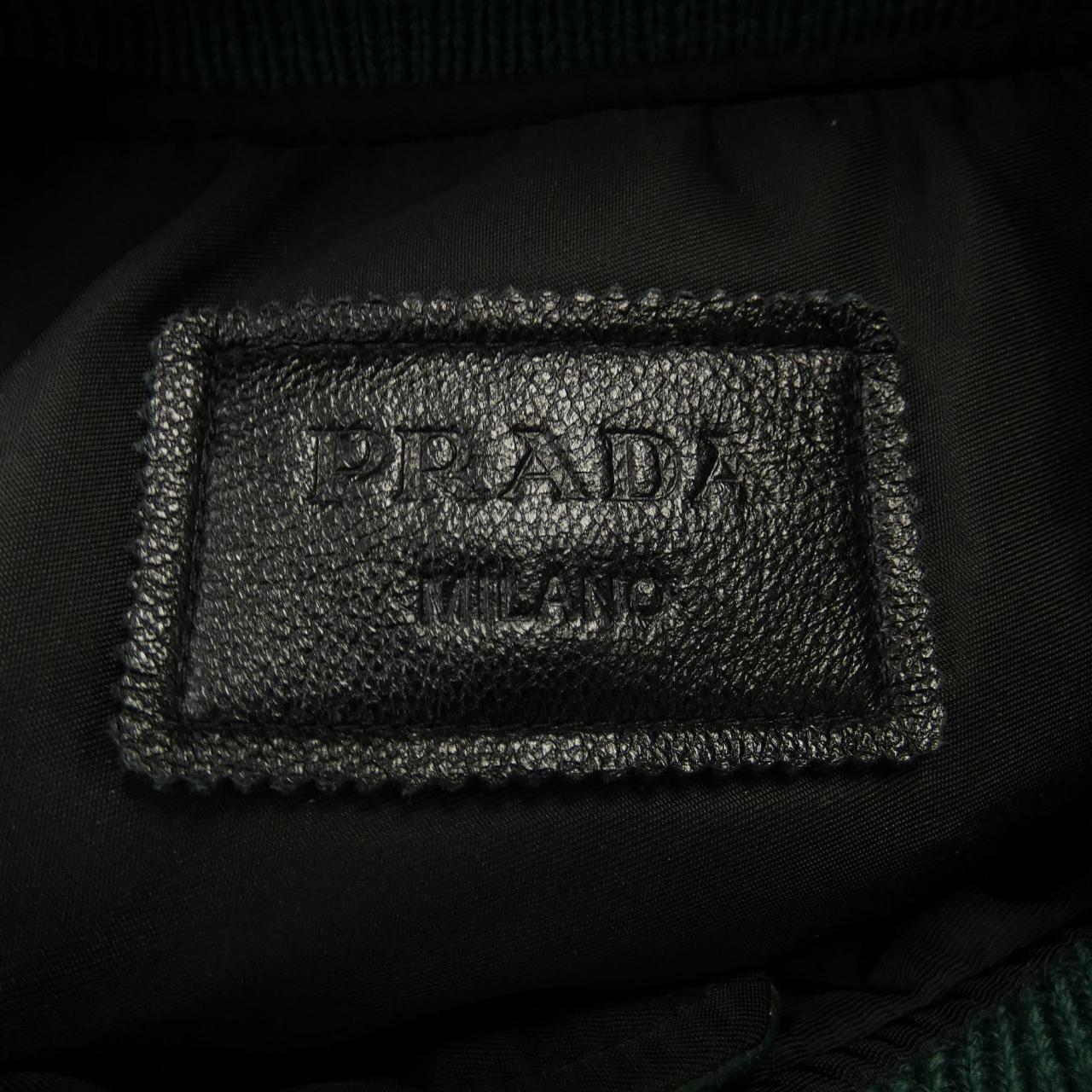 プラダ PRADA トライアングルロゴ UPW399 1SNT レザージャケット