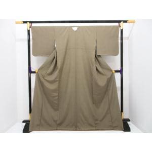 【未使用品】小紋　江戸小紋　鮫　横木瓜　身幅Ｌ寸