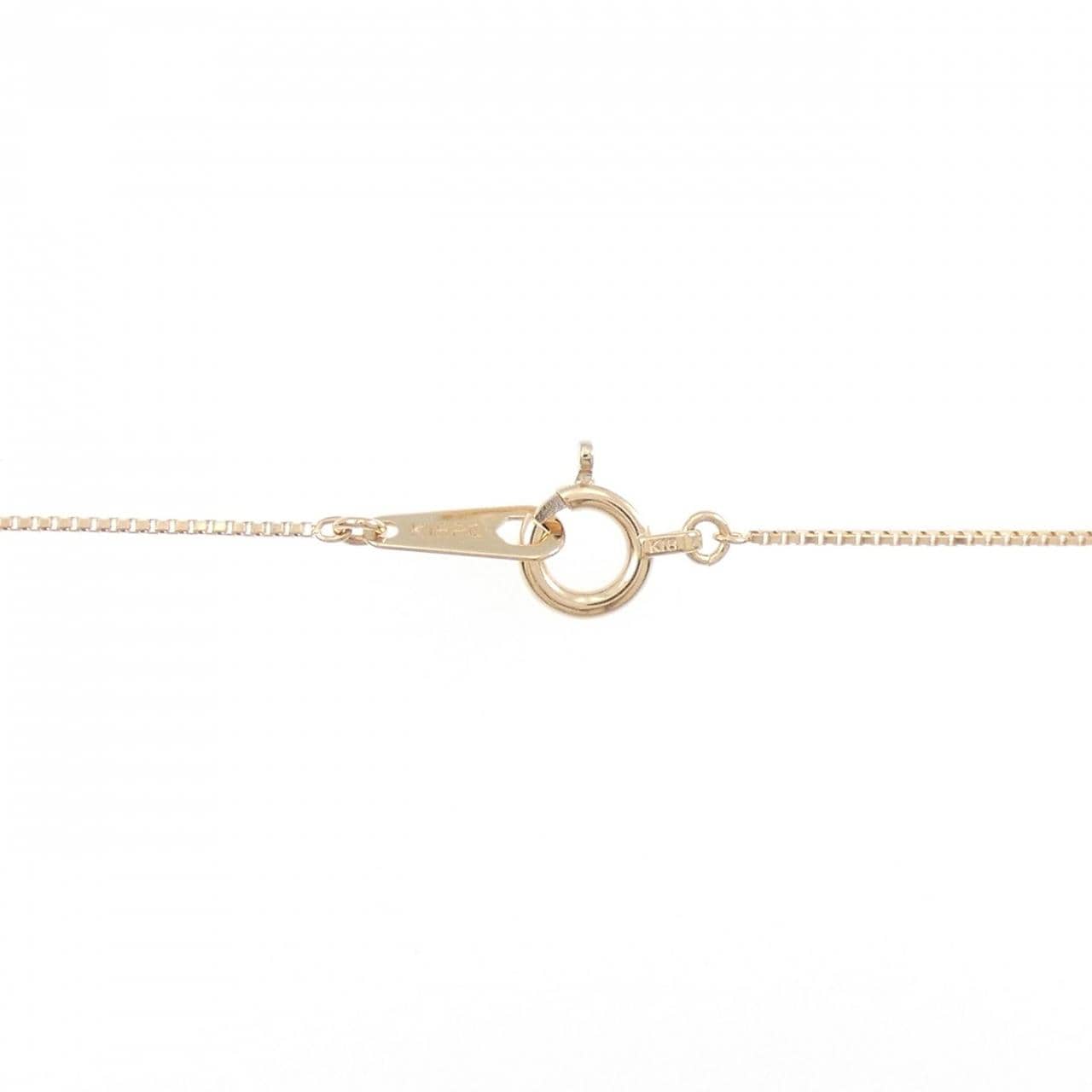 K18PG カラーストーン ネックレス