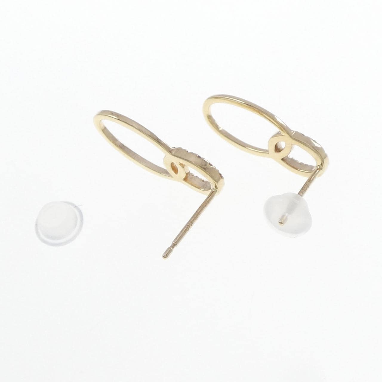 リラ ダイヤモンド ピアス 0.04CT