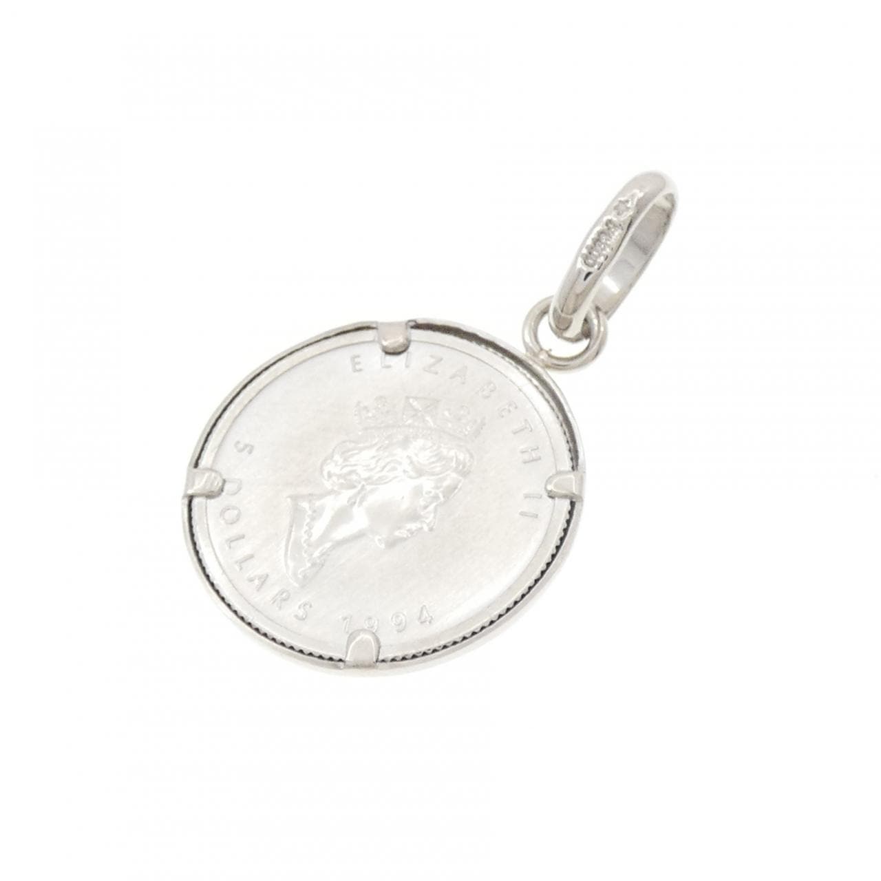 PT900(枠) コイン ペンダント
