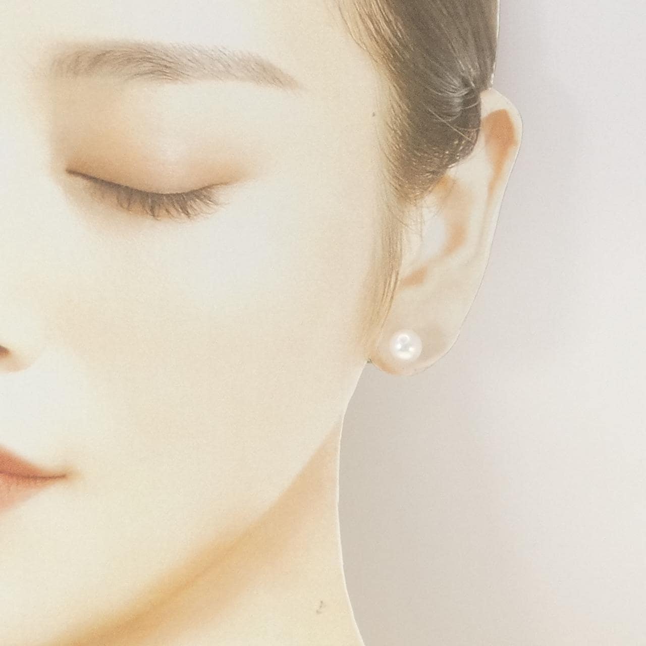 K18YG アコヤパール ピアス 7.7mm