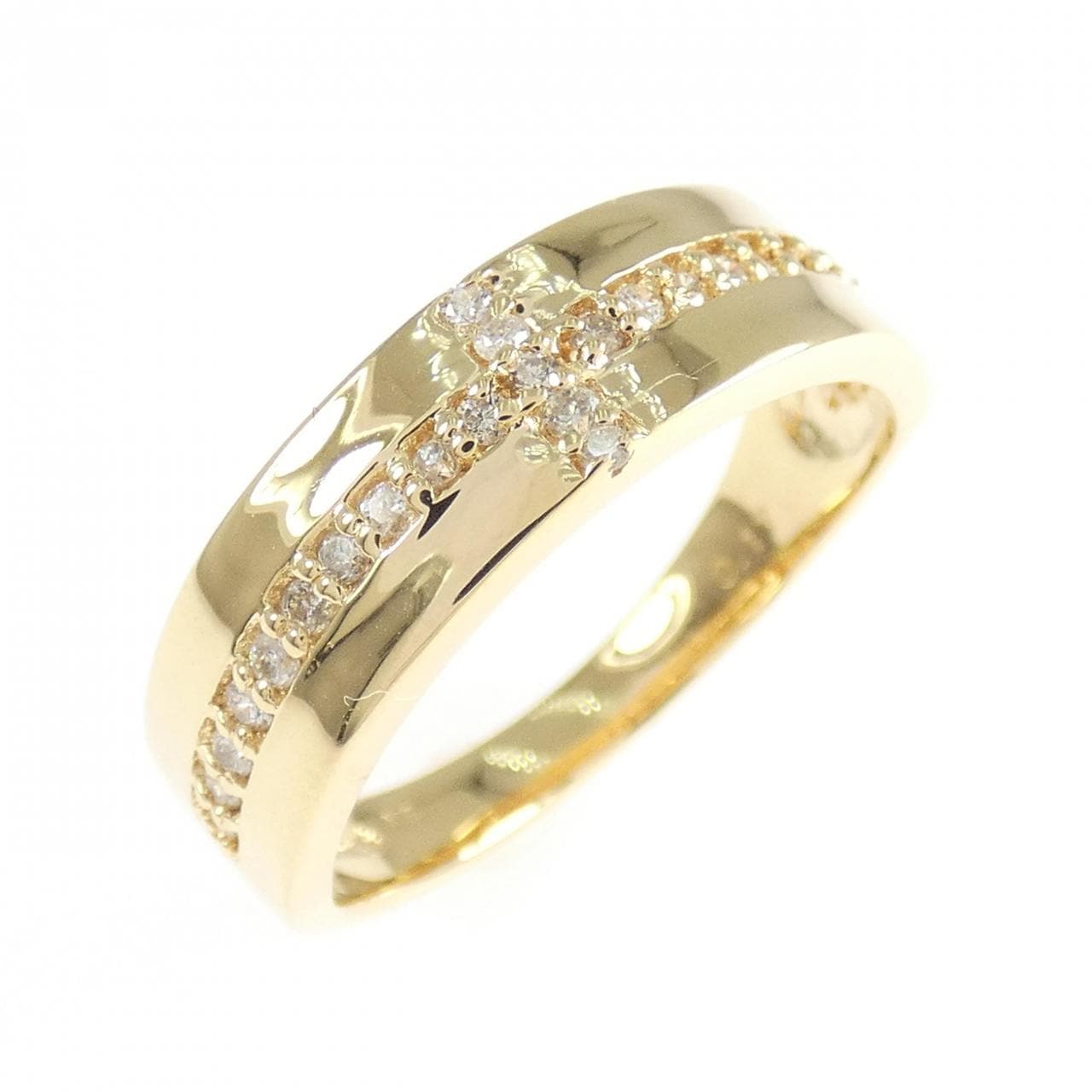 K18YG ダイヤモンド リング 0.17CT