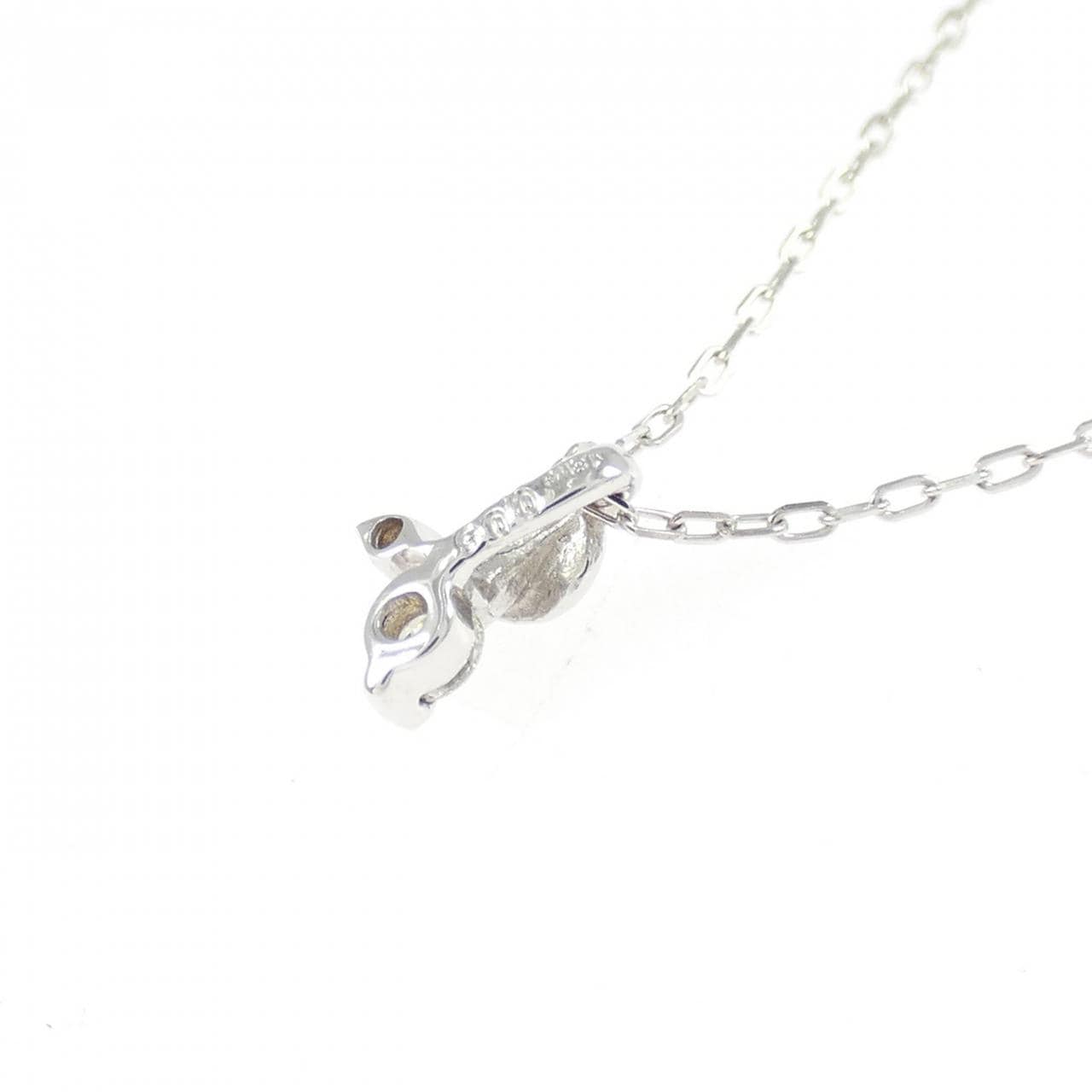 K18WG ダイヤモンド ネックレス 0.05CT