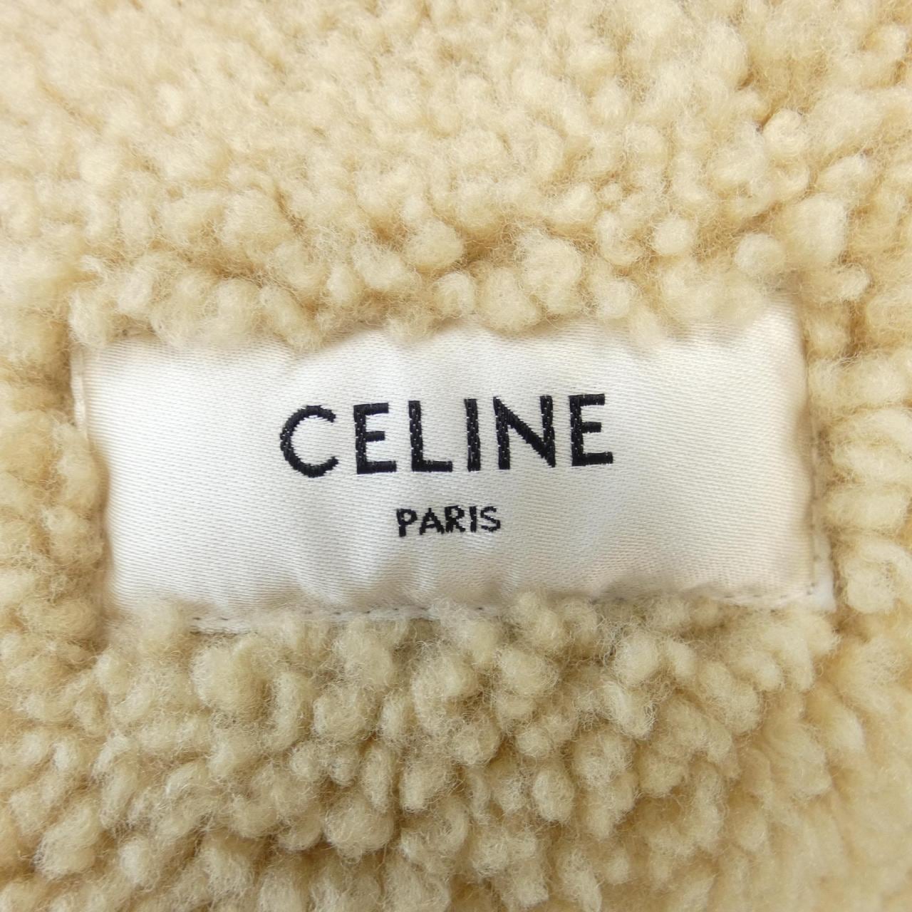 セリーヌ CELINE トリオンフ TRIOMPHE 2F457274T ムートンジャケット